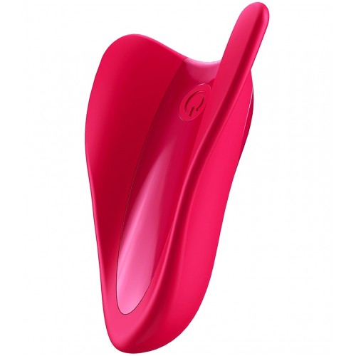 Перезаряжаемый вибратор на палец красный High Fly Satisfyer