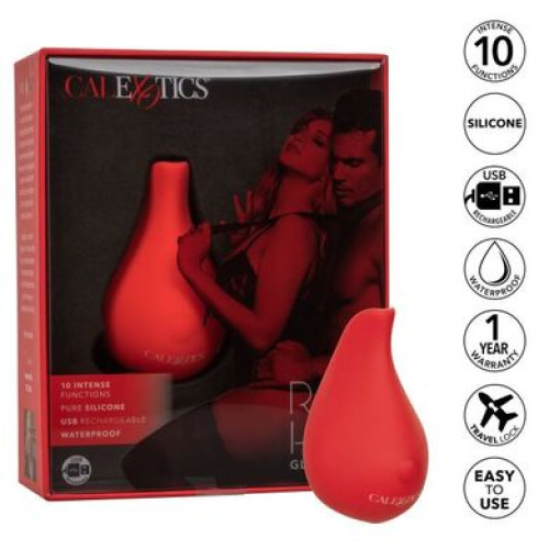 Перезаряжаемый вибратор красный Red Hot Glow