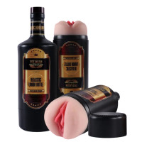Реалистичный мастурбатор-вагина в бутылке Liquor Bottle