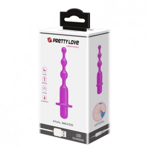 Перезаряжаемый анальный вибростимулятор Pretty Love Hermosa