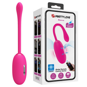 Перезаряжаемое виброяйцо с электростимуляцией Pretty Love Doreen