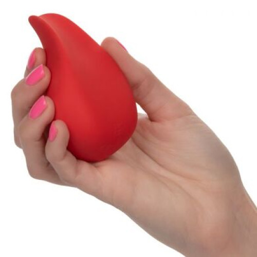 Перезаряжаемый вибратор красный Red Hot Glow