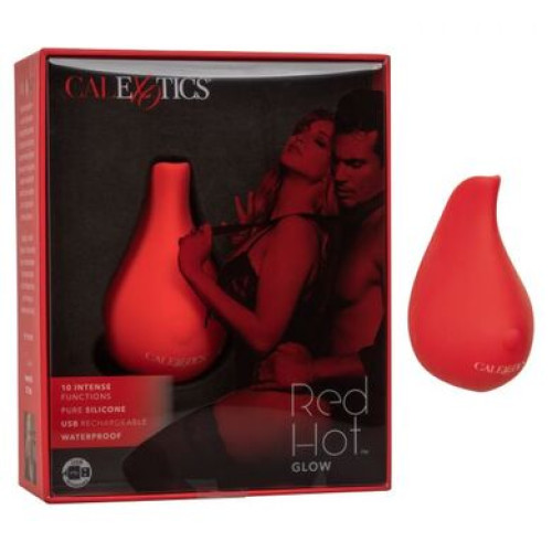 Перезаряжаемый вибратор красный Red Hot Glow