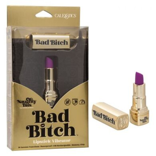 Перезаряжаемый вибратор в виде помады Naughty Bits Bad Bitch Lipstick