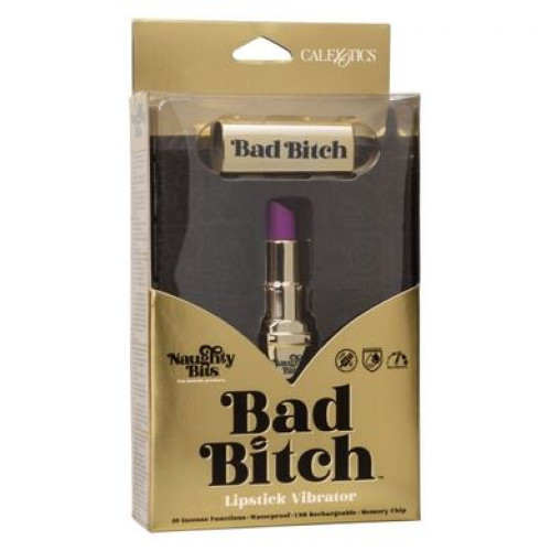 Перезаряжаемый вибратор в виде помады Naughty Bits Bad Bitch Lipstick