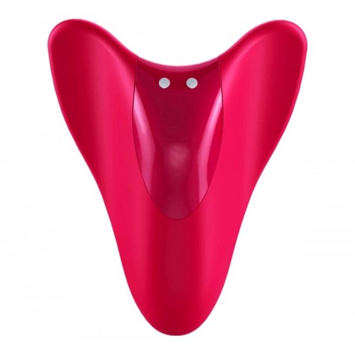 Перезаряжаемый вибратор на палец красный High Fly Satisfyer