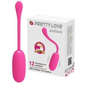 Перезаряжаемое виброяйцо Pretty Love Julius розовое