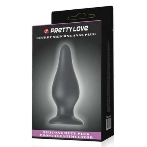 Большая анальная пробка на присоске Pretty Love