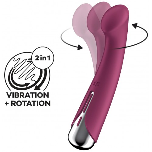 Вибратор для точки G с ротацией красный Spinning G-Spot 1 Satisfyer