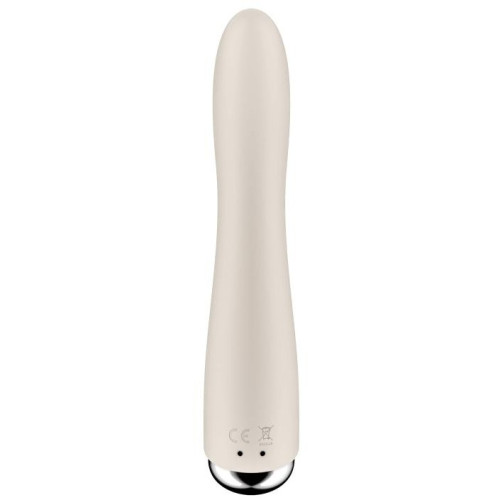 Вибратор для точки G с ротацией бежевый Spinning Vibe 1 Satisfyer