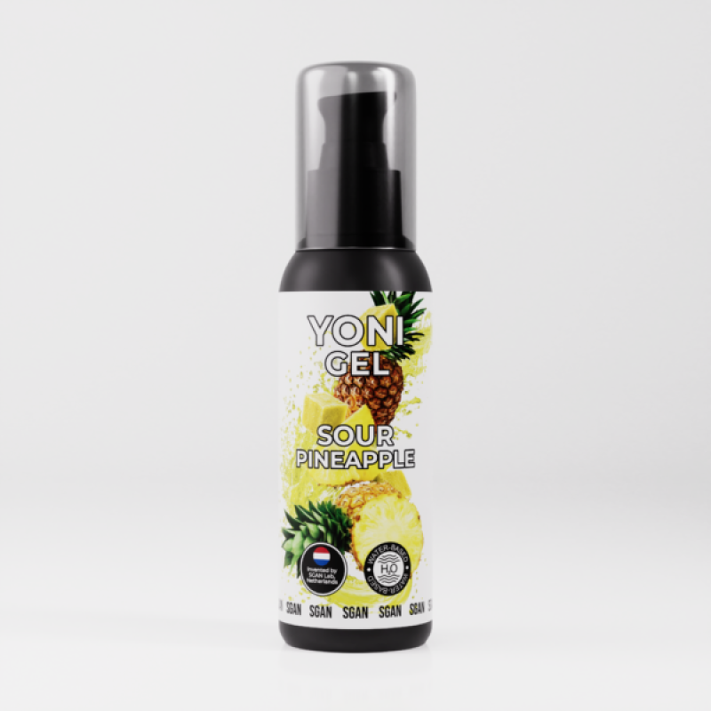 Лубрикант для орального секса со вкусом кислого ананаса SGAN YONI GEL (100 мл)
