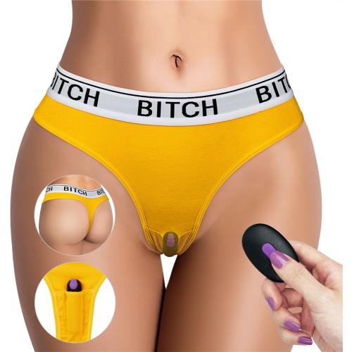 Трусики Bitch M/L с вибропулей и беспроводным пультом управления Ingen Vibrating Panties