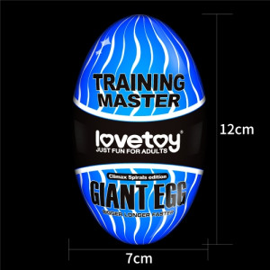 Большое яйцо-мастурбатор Giant Egg Climax Spirals Edition (иной угол)