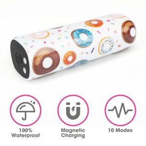 Перезаряжаемый мини вибратор LoveToy Donut Massager (иной угол)