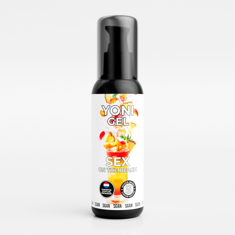 Лубрикант для орального секса со вкусом коктейля Секс на пляже SGAN YONI GEL (100 мл)