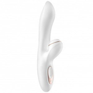 Вибратор с вакуумно-волновым стимулятором клитора Pro+ G-Spot Satisfyer (иной угол)