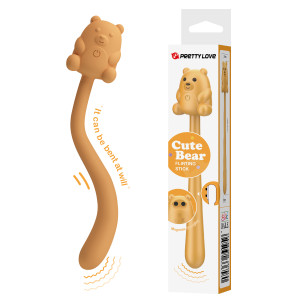 Гибкий вибратор Pretty Love Cute Bear