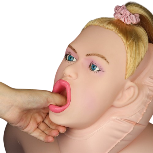 Кукла Jayola в позе наездницы с открытым ротиком и большой грудью Cowgirl Style Love Doll