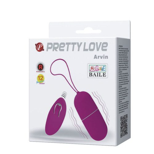 Виброяйцо с пультом управления и петлёй Pretty Love Arvin
