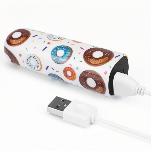 Перезаряжаемый мини вибратор LoveToy Donut Massager
