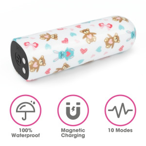 Перезаряжаемый мини вибратор LoveToy Bear Massager (иной угол)