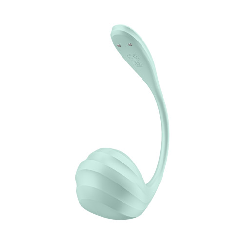 Смарт-виброяйцо мятное Smooth Petal Satisfyer