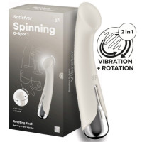 Вибратор для точки G с ротацией бежевый Spinning G-Spot 1 Satisfyer