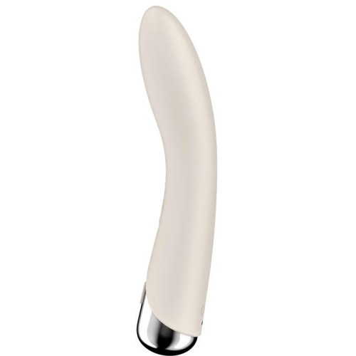 Вибратор для точки G с ротацией бежевый Spinning Vibe 1 Satisfyer
