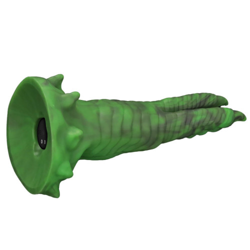 Вибратор в форме лапы с двумя когтями - Double-Claw Vibrating Silicone Dildo Savage Charm 10 режимов вибрации