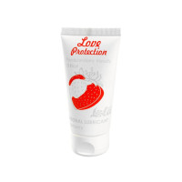 Лубрикант на Водной Основе с ароматом клубники Lola Games Love Protection(50 мл)