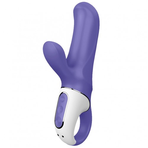 Вибратор для точки G с клиторальным стимулятором фиолетовый Magic Bunny Satisfyer