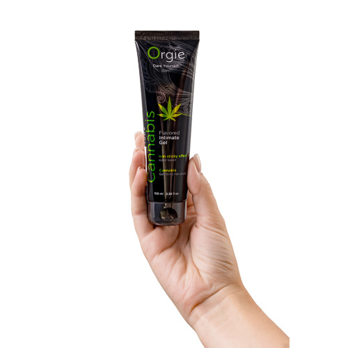 Съедобный лубрикант на водной основе со вкусом конопли ORGIE Lube Tube Cannabis 100 мл