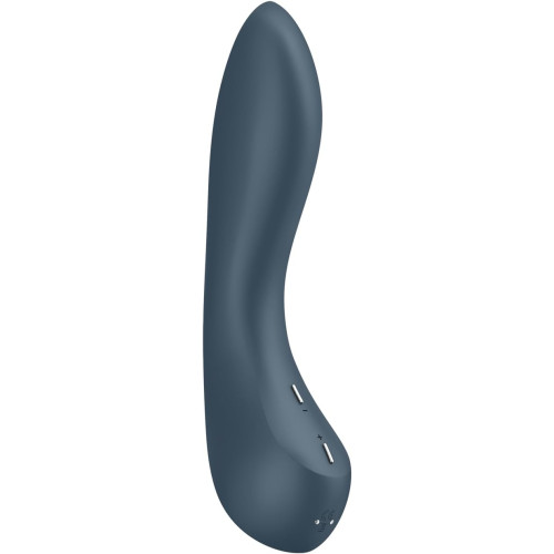 Вибратор для точки G с эффектом прикосновений темно-синий G-Spot Wave 4 Satisfyer