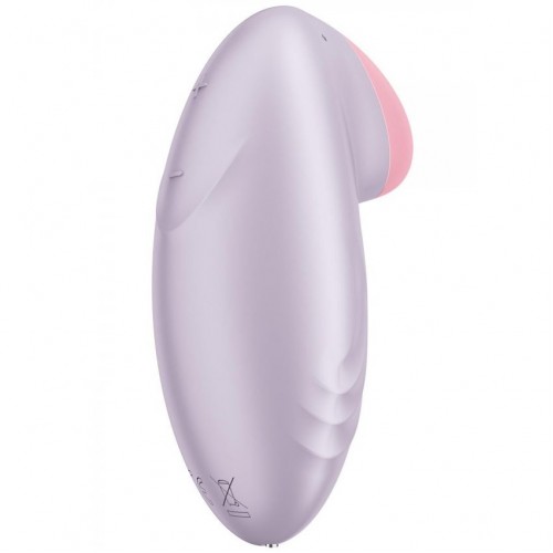 Перезаряжаемый смарт-стимулятор с вибрацией сиреневый Tropical Tip Satisfyer