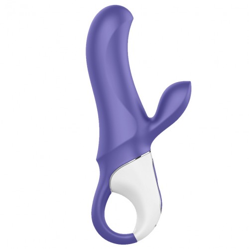 Вибратор для точки G с клиторальным стимулятором фиолетовый Magic Bunny Satisfyer