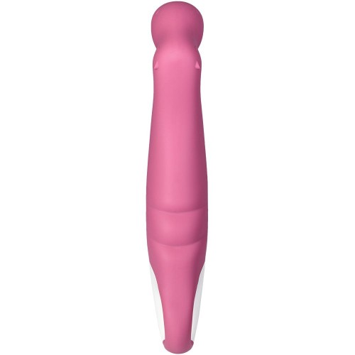 Вибратор для точки G розовый Petting Hippo Satisfyer