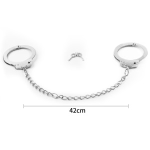 Поножи Fetish Pleasure Metal Leg Cuffs (иной угол)