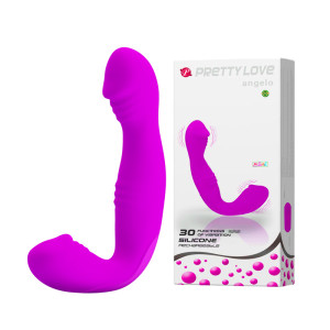 Безремневой страпон с вибрацией Pretty Love Angelo