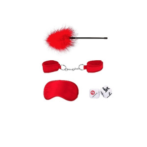 Красный набор для бондажа Introductory Bondage Kit #2 (иной угол)