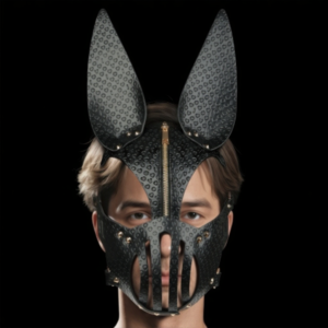 Маска из искусственной кожи Rebellion Reign Dark Bunny (иной угол)
