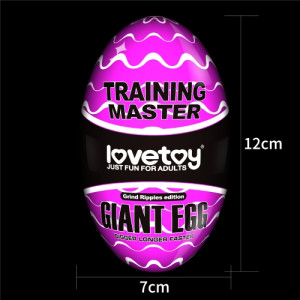 Большое яйцо-мастурбатор Giant Egg Grind Ripples Edition (иной угол)