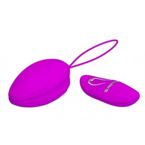 Виброяйцо со съёмным силиконовым чехлом и беспроводным пультом Pretty Love Hyper Egg