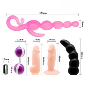 Любовный набор Love Kits из 6 предметов Baile (иной угол)