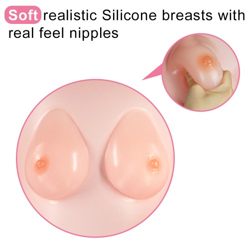 Кукла для секса с пышной грудью и открытым ротиком Silicone Boobie Super Love Doll