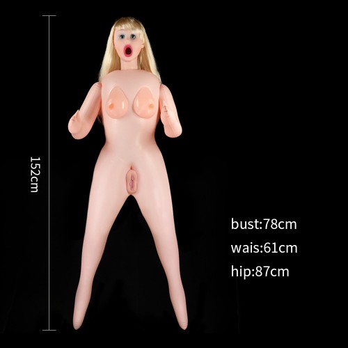 Кукла для секса с пышной грудью и открытым ротиком Silicone Boobie Super Love Doll