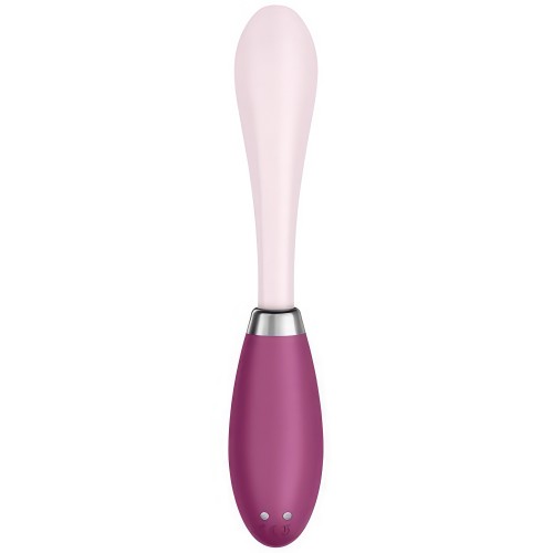 Гибкий вибратор для точки G розовый G-Spot Flex 3 Satisfyer