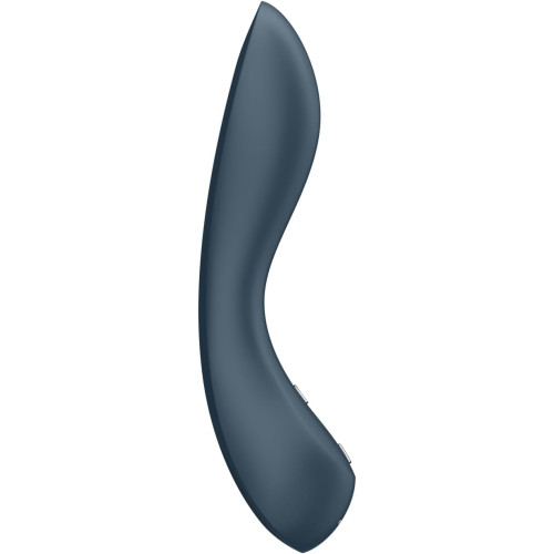 Вибратор для точки G с эффектом прикосновений темно-синий G-Spot Wave 4 Satisfyer