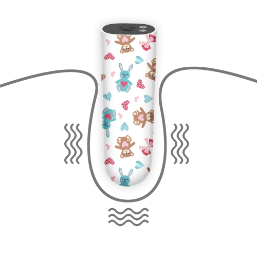 Перезаряжаемый мини вибратор LoveToy Bear Massager