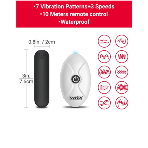Трусики Lets Vibe M/L с вибропулей и беспроводным пультом управления Ingen Vibrating Panties