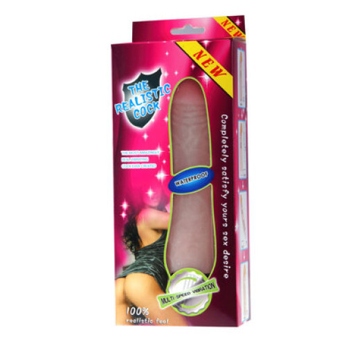 Вибратор из киберкожи The Realistic Cock 22 см